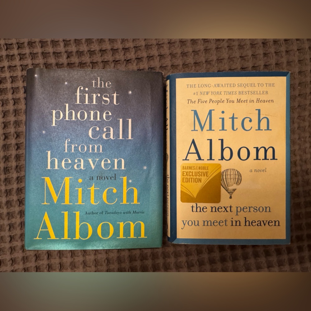 Mitch Albom 2pack hardcover books